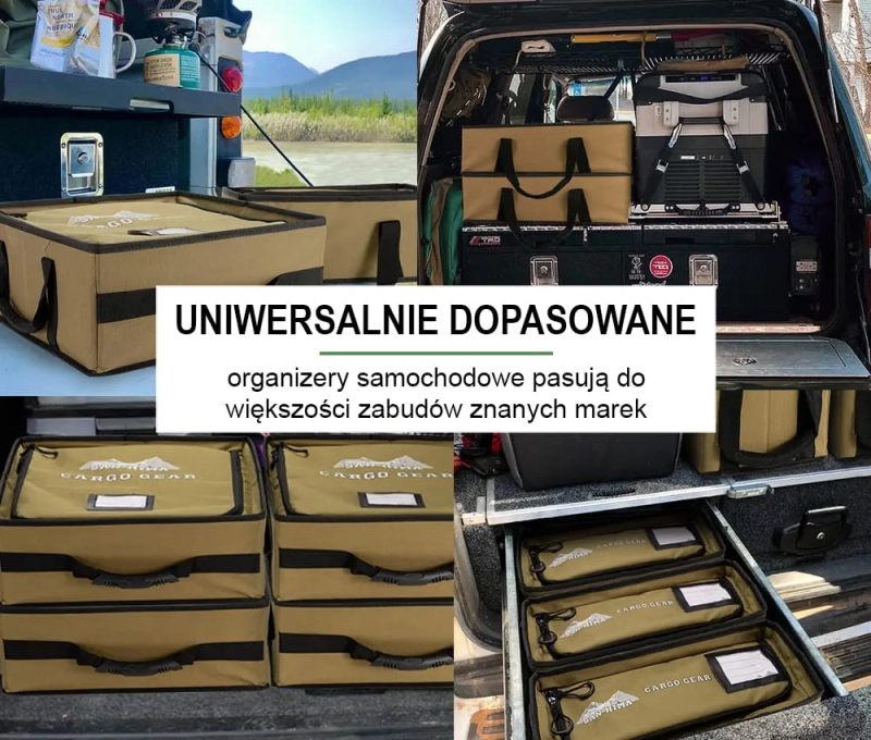 Organizer do szuflady podróżny składany 60cm oliwkowy