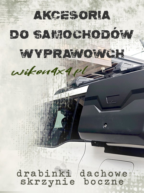 Wyposażenie samochodów wyprawowych Wikon